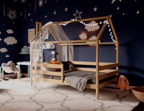 Кровать-домик 80*190 без покраски в Губахе - gubaha.mebel24.online | фото 3