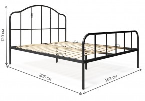 Кровать Милена 160х200 черная в Губахе - gubaha.mebel24.online | фото 2