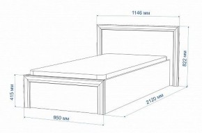 Кровать односпальная Нобиле Кр-90 в Губахе - gubaha.mebel24.online | фото 2