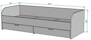 Кровать Ольга L54 (800*2000) в Губахе - gubaha.mebel24.online | фото 2