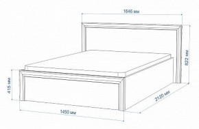 Кровать полутораспальная Нобиле Кр-140 в Губахе - gubaha.mebel24.online | фото 2