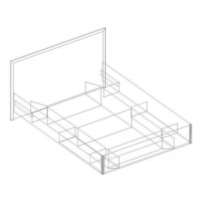 НАОМИ Кровать БЕЗ основания 1200х2000 в Губахе - gubaha.mebel24.online | фото 4