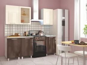 Кухня Танго модульная шоколад-ваниль в Губахе - gubaha.mebel24.online | фото 2