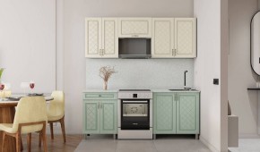 Кухня Версаль 2м Айвори/Васаби Готовое решение в Губахе - gubaha.mebel24.online | фото 2
