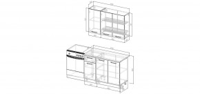 Кухонный гарнитур Антик 1200 (Стол. 26мм) в Губахе - gubaha.mebel24.online | фото 2