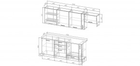 Кухонный гарнитур Антик 2550 (Стол. 38мм) в Губахе - gubaha.mebel24.online | фото 2