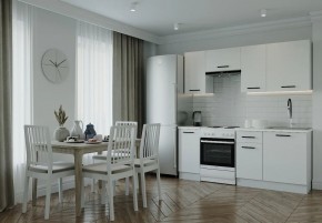 Кухонный гарнитур Белый Глянец 2000 (Стол. 26мм) в Губахе - gubaha.mebel24.online | фото