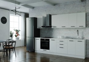 Кухонный гарнитур Белый Глянец 2800 (Стол. 38мм) в Губахе - gubaha.mebel24.online | фото