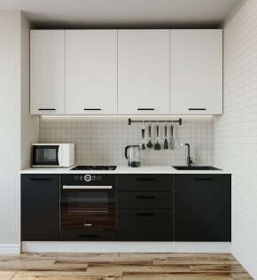 Кухонный гарнитур Графика 2200 (Стол. 26мм) в Губахе - gubaha.mebel24.online | фото