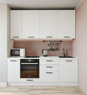 Кухонный гарнитур Жемчуг 2200 (Стол. 38мм) в Губахе - gubaha.mebel24.online | фото