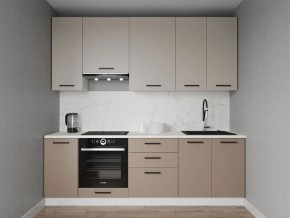 Кухонный гарнитур Каппучино 2400 h950 (Стол. 38мм) в Губахе - gubaha.mebel24.online | фото
