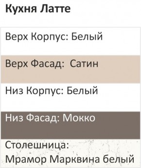 Кухонный гарнитур Латте 3000 (Стол. 38мм) в Губахе - gubaha.mebel24.online | фото 3