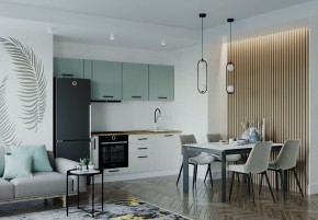 Кухонный гарнитур Муссон 2550 (Стол. 26мм) в Губахе - gubaha.mebel24.online | фото