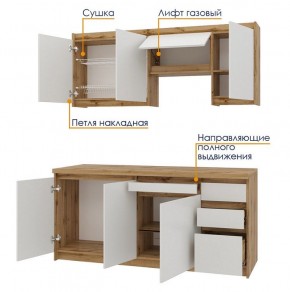 Кухонный гарнитур Ольвия-6 (1.8м) в Губахе - gubaha.mebel24.online | фото 3