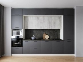 Кухонный гарнитур Санторини 3400 (Стол. 26мм) в Губахе - gubaha.mebel24.online | фото
