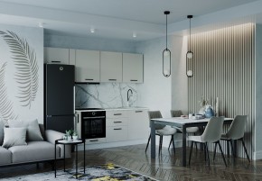 Кухонный гарнитур Шампань 2550 (Стол. 38мм) в Губахе - gubaha.mebel24.online | фото