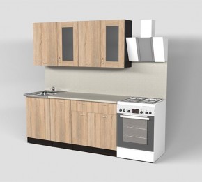 Кухонный гарнитур Симона демо 1700 (Венга/Дуб Сонома) в Губахе - gubaha.mebel24.online | фото 1
