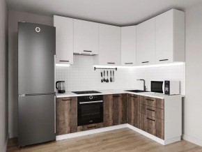 Кухонный гарнитур Старое Дерево 2200*1600 h950 (Стол. 26мм) в Губахе - gubaha.mebel24.online | фото