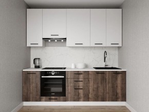 Кухонный гарнитур Старое Дерево 2400 h950 (Стол. 26мм) в Губахе - gubaha.mebel24.online | фото