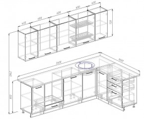 Кухонный гарнитур угловой Демо 2600х1600 (Стол. 38мм) в Губахе - gubaha.mebel24.online | фото 2