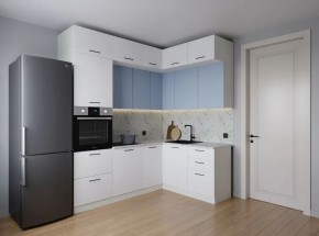 Кухонный гарнитур угловой Капри 2200*1700 (Стол. 26мм) в Губахе - gubaha.mebel24.online | фото