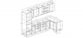 Кухонный гарнитур угловой Капри 3200х1400 (Стол. 26мм) в Губахе - gubaha.mebel24.online | фото 2