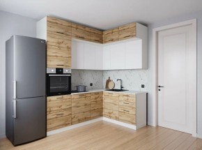 Кухонный гарнитур угловой Лада 2200*1700 (Стол. 38мм) в Губахе - gubaha.mebel24.online | фото 1
