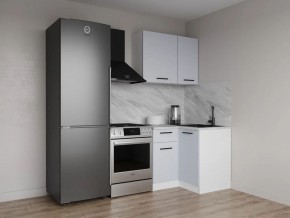 Кухонный гарнитур угловой Смоки 1000*1000 (Стол. 26мм) в Губахе - gubaha.mebel24.online | фото