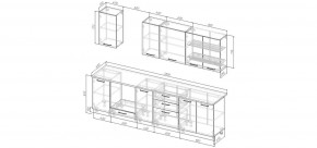 Кухонный гарнитур Умбра 2800 (Стол. 26мм) в Губахе - gubaha.mebel24.online | фото 2
