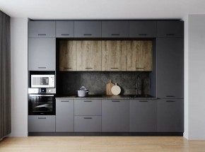 Кухонный гарнитур Умбра 3400 (Стол. 38мм) в Губахе - gubaha.mebel24.online | фото