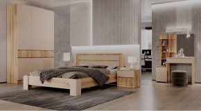 ЛЕНОРА Спальный гарнитур (модульный) кашемир в Губахе - gubaha.mebel24.online | фото