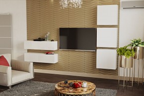 ЛИНДА Гостиная (Белый/Белый) в Губахе - gubaha.mebel24.online | фото 4