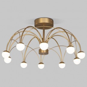 Люстра на штанге Eurosvet Ragno 90031/10 LED золото в Губахе - gubaha.mebel24.online | фото