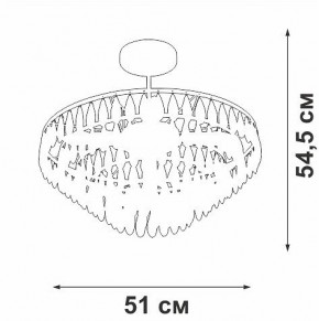 Люстра на штанге Vitaluce V5352 V5352-1/5PL в Губахе - gubaha.mebel24.online | фото