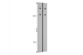 МЕРСИ Прихожая (модульная) графит в Губахе - gubaha.mebel24.online | фото 3