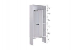 МЕРСИ Прихожая (модульная) графит в Губахе - gubaha.mebel24.online | фото 5