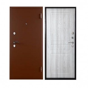 Металлическая дверь ТИТАН (МЕТАЛЛ-ПАНЕЛЬ) 2050*860/ЛЕВАЯ (Медный Антик/Ривьера айс) в Губахе - gubaha.mebel24.online | фото