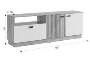 МОДИ К1 Гостиная (белое дерево) в Губахе - gubaha.mebel24.online | фото 4