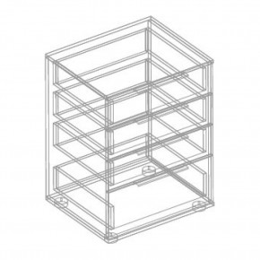 МОНИКА Комод с 4 ящиками в Губахе - gubaha.mebel24.online | фото 3