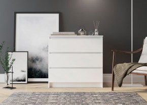 МОРИ МК 800.1 Комод (белый) в Губахе - gubaha.mebel24.online | фото