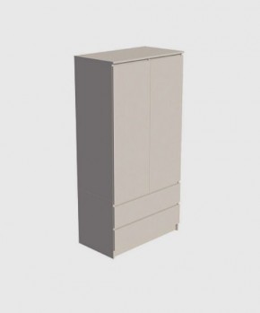 МОРИ МШ 900.1 Шкаф с 2-мя дв. и 2-мя ящ. (Сатин) в Губахе - gubaha.mebel24.online | фото 2