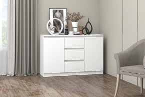 МС "Хилтон" Комод №4 1200 (белый текстурный) в Губахе - gubaha.mebel24.online | фото