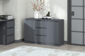 МС "Хилтон" Комод №4 1200 (графит) в Губахе - gubaha.mebel24.online | фото