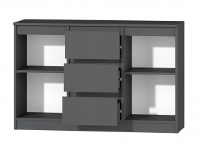 МС "Хилтон" Комод №4 1200 (графит) в Губахе - gubaha.mebel24.online | фото 3