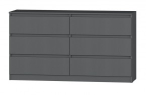 МС "Хилтон" Комод №5 1400 (6 ящ.) графит в Губахе - gubaha.mebel24.online | фото 2
