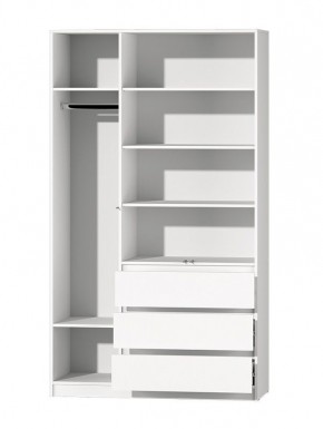 МС "Хилтон" Шкаф №2 1200 (Белый текстурный) в Губахе - gubaha.mebel24.online | фото 3