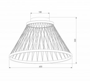 Накладной светильник Eurosvet Cesta 40019/1 LED коричневый в Губахе - gubaha.mebel24.online | фото 4