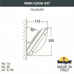 Накладной светильник Fumagalli Lucia 1R3.602.000.LYE27 в Губахе - gubaha.mebel24.online | фото 2