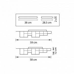 Накладной светильник Lightstar Favo 750122 в Губахе - gubaha.mebel24.online | фото 2