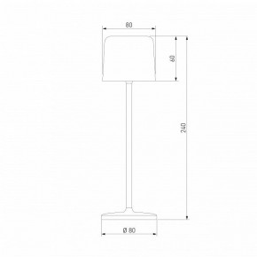 Настольная лампа декоративная Elektrostandard Bitty a069003 в Губахе - gubaha.mebel24.online | фото 5